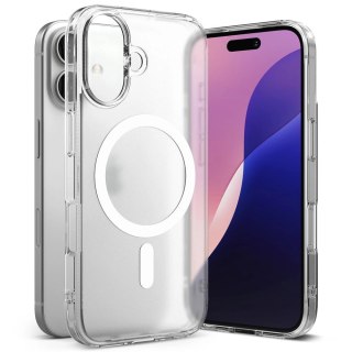Etui Ringke Fusion MagSafe na iPhone 16 - przezroczysty mat