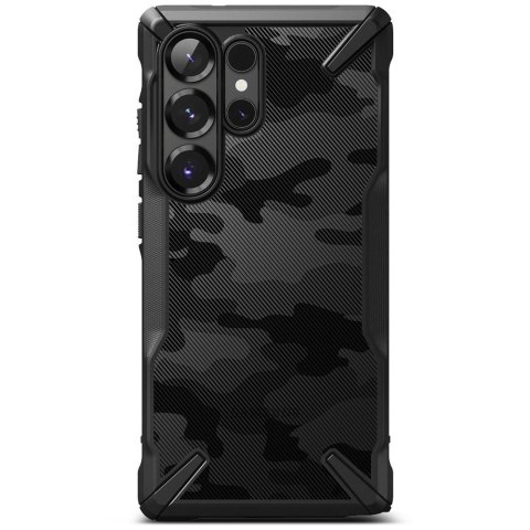Etui Ringke Fusion X na Samsung Galaxy S25 Ultra - czarny camo Etui Ringke Fusion X na Samsung Galaxy S25 Ultra - czarny camo