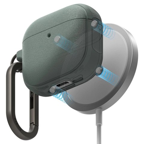 Etui Ringke Onyx MagSafe na Apple AirPods 4 - zielony Etui Ringke Onyx MagSafe na Apple AirPods 4 - zielony