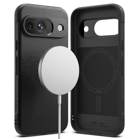 Etui Ringke Onyx MagSafe na Google Pixel 9 - czarny Etui Ringke Onyx MagSafe na Google Pixel 9 - czarny