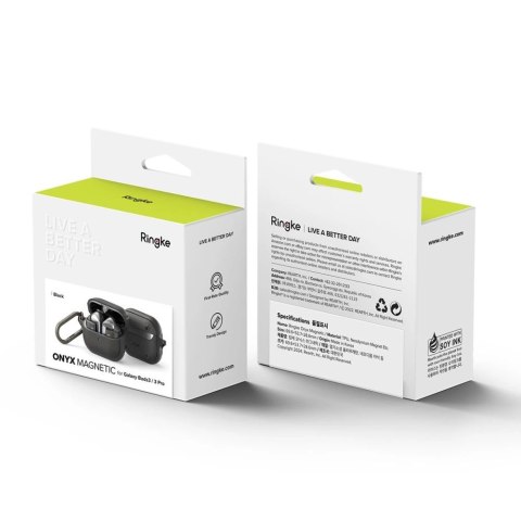 Etui Ringke Onyx MagSafe na Samsung Galaxy Buds 3 / 3 Pro - czarny