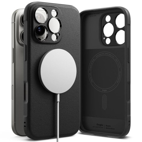 Etui Ringke Onyx MagSafe na iPhone 16 Pro Max - czarny Etui Ringke Onyx MagSafe na iPhone 16 Pro Max - czarny