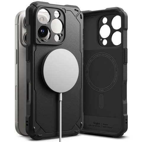 Etui Ringke Rugged Gear MagSafe na iPhone 16 Pro Max - czarny