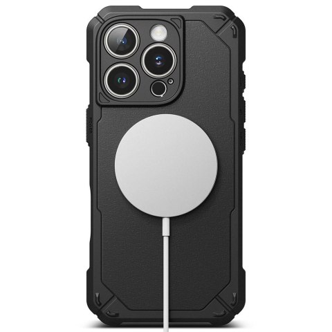 Etui Ringke Rugged Gear MagSafe na iPhone 16 Pro Max - czarny