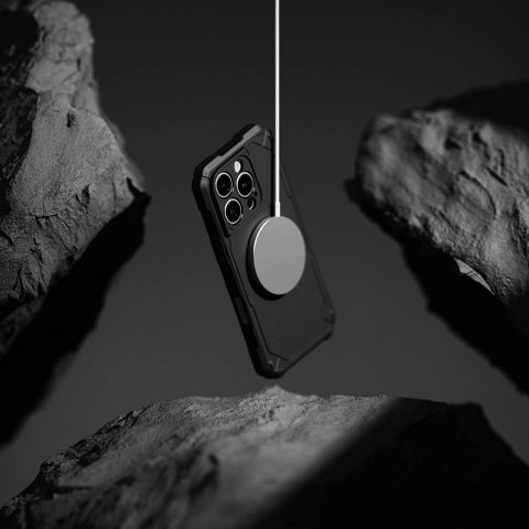 Etui Ringke Rugged Gear MagSafe na iPhone 16 Pro Max - czarny