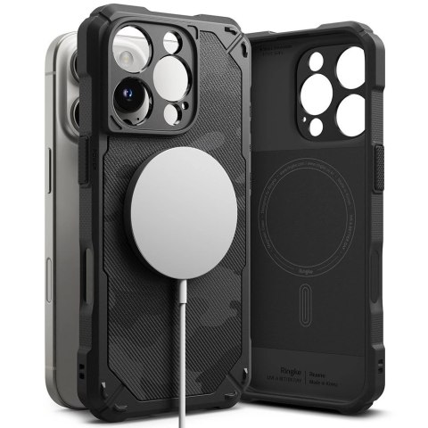 Etui Ringke Rugged Gear MagSafe na iPhone 16 Pro Max -czarny Etui Ringke Rugged Gear MagSafe na iPhone 16 Pro Max -czarny