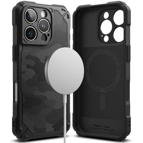 Etui Ringke Rugged Gear MagSafe na iPhone 16 Pro Max -czarny Etui Ringke Rugged Gear MagSafe na iPhone 16 Pro Max -czarny