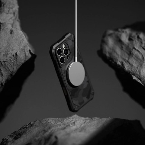 Etui Ringke Rugged Gear MagSafe na iPhone 16 Pro Max -czarny Etui Ringke Rugged Gear MagSafe na iPhone 16 Pro Max -czarny