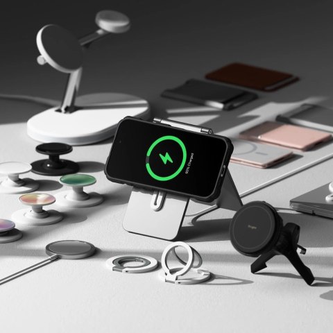 Etui Ringke Rugged Gear MagSafe na iPhone 16 Pro Max -czarny Etui Ringke Rugged Gear MagSafe na iPhone 16 Pro Max -czarny