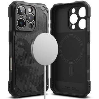Etui Ringke Rugged Gear MagSafe na iPhone 16 Pro - czarny camo