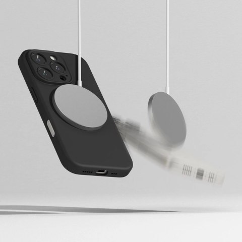 Etui Ringke Silicone MagSafe na iPhone 16 Pro - czarny