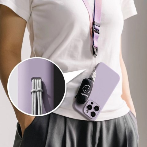 Etui Ringke Silicone MagSafe na iPhone 16 Pro - fioletowe