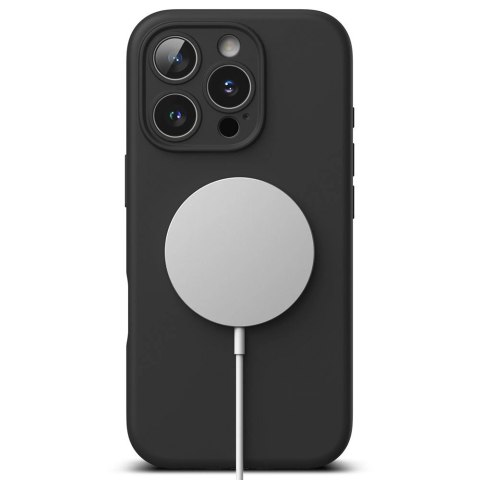 Etui Ringke Silicone MagSafe na iPhone 16 Pro max - czarny
