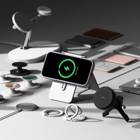 Etui Ringke Silicone MagSafe na iPhone 16 Pro max - fioletowy