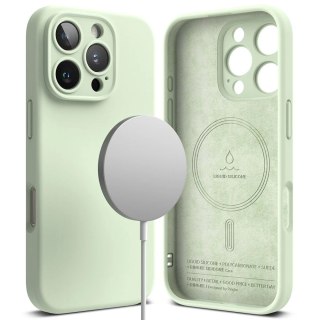 Etui Ringke Silicone MagSafe na iPhone 16 Pro max - zielony