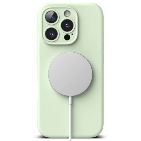 Etui Ringke Silicone MagSafe na iPhone 16 Pro max - zielony