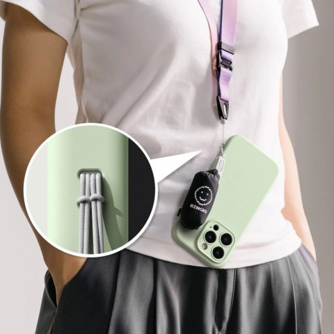 Etui Ringke Silicone MagSafe na iPhone 16 Pro max - zielony