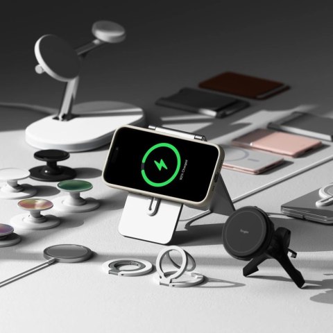 Etui Ringke Silicone MagSafe na iPhone 16 - beżowy
