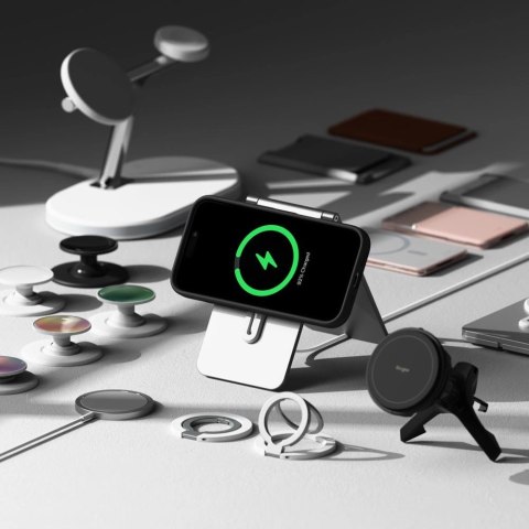 Etui Ringke Silicone MagSafe na iPhone 16 - czarny