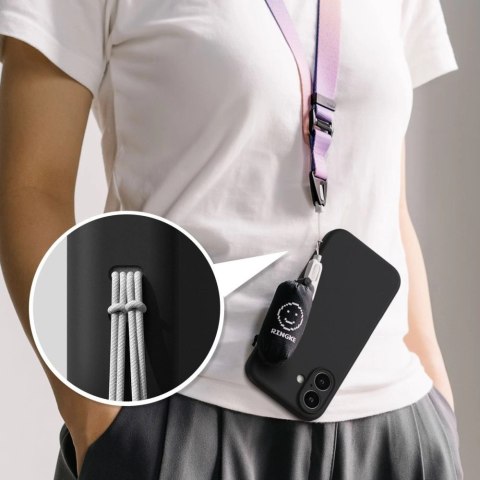 Etui Ringke Silicone MagSafe na iPhone 16 - czarny