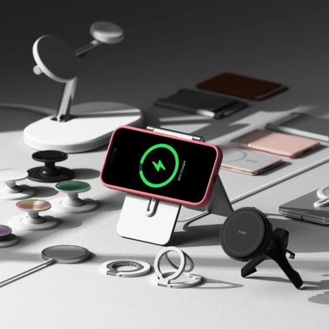 Etui Ringke Silicone MagSafe na iPhone 16 - różowy