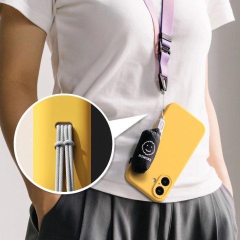 Etui Ringke Silicone MagSafe na iPhone 16 - zółty