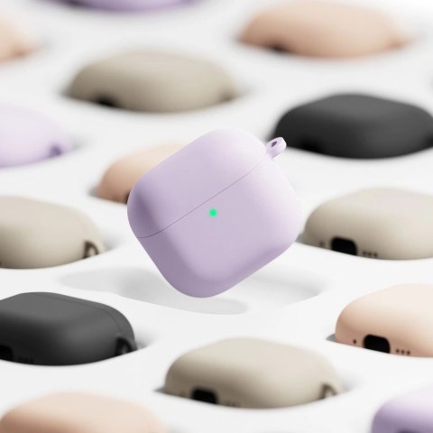 Etui Ringke Silicone na Apple AirPods 4 - fioletowy Etui Ringke Silicone na Apple AirPods 4 - fioletowy