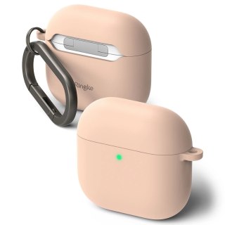 Etui Ringke Silicone na Apple AirPods 4 - różowy
