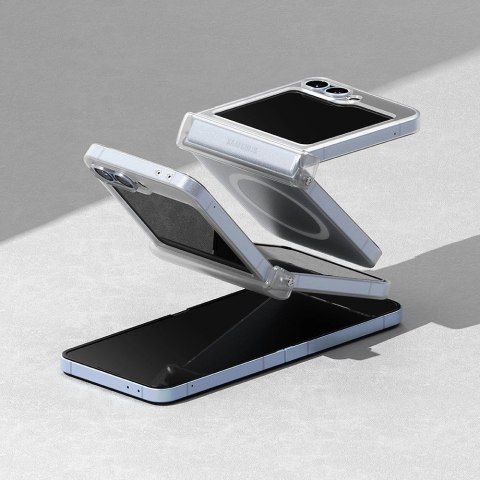 Etui Ringke Slim Hinge MagSafe na Samsung Galaxy Z Flip 6 - przezroczysty mat
