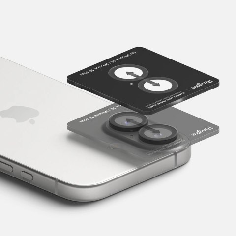 Ochronne nakładki Ringke Camera Frame Protector 2-pack na iPhone 16 / 16 Plus - czarny Ochronne nakładki Ringke Camera Frame Protector 2-pack na iPhone 16 / 16 Plus - czarny