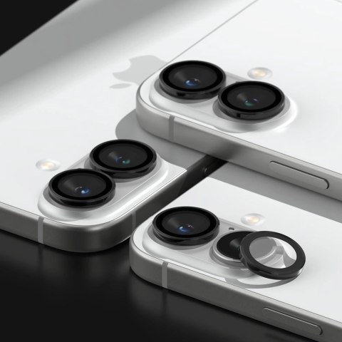 Ochronne nakładki Ringke Camera Frame Protector 2-pack na iPhone 16 / 16 Plus - czarny Ochronne nakładki Ringke Camera Frame Protector 2-pack na iPhone 16 / 16 Plus - czarny