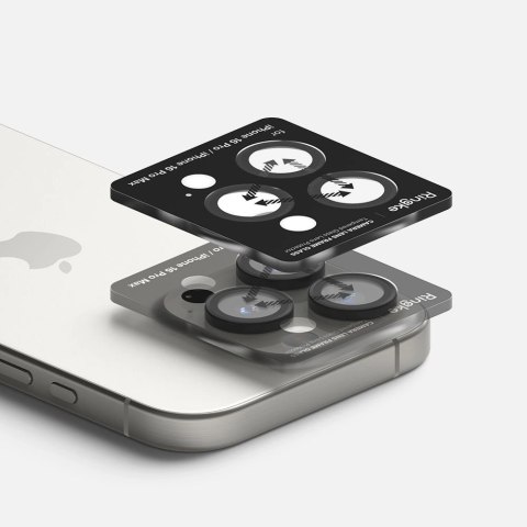 Ochronne nakładki Ringke Camera Frame Protector 2-pack na iPhone 16 Pro / 16 Pro Max - czarny