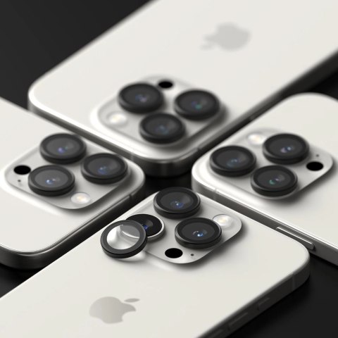Ochronne nakładki Ringke Camera Frame Protector 2-pack na iPhone 16 Pro / 16 Pro Max - czarny