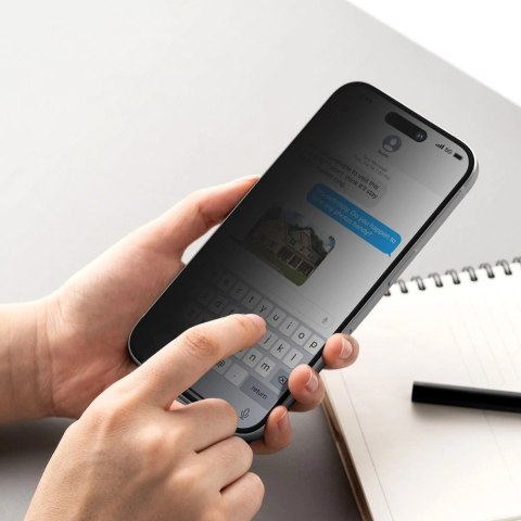 Szkło prywatyzujące Ringke Easy Slide 2-pack na iPhone 15 / 16 Szkło prywatyzujące Ringke Easy Slide 2-pack na iPhone 15 / 16