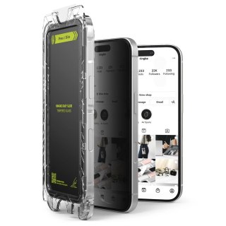 Szkło prywatyzujące Ringke Easy Slide 2-pack na iPhone 16 Pro