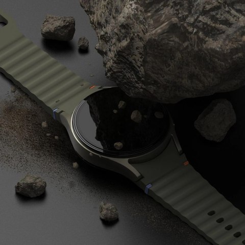 Zestaw etui+szkło Ringke Slim & Tempered Glass na Samsung Galaxy Watch 7 44 mm - czarny