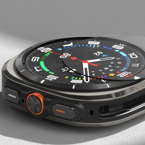 Zestaw etui+szkło Ringke Slim & Tempered Glass na Samsung Galaxy Watch Ultra 47 mm - czarny Zestaw etui+szkło Ringke Slim & Tempered Glass na Samsung Galaxy Watch Ultra 47 mm - czarny