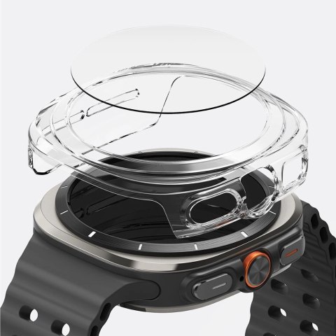 Zestaw etui+szkło Ringke Slim & Tempered Glass na Samsung Galaxy Watch Ultra 47 mm - przezroczyste Zestaw etui+szkło Ringke Slim & Tempered Glass na Samsung Galaxy Watch Ultra 47 mm - przezroczyste