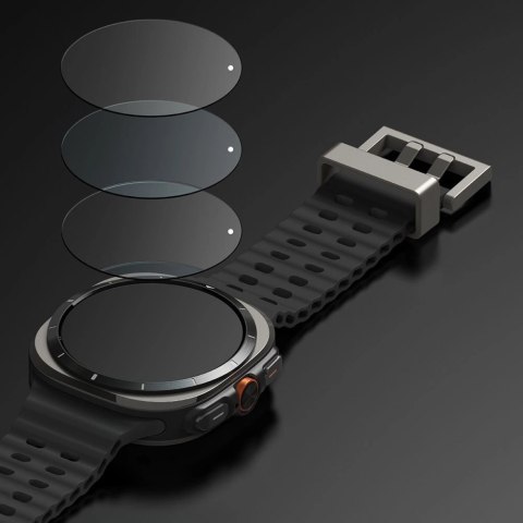 Zestaw etui+szkło Ringke Slim & Tempered Glass na Samsung Galaxy Watch Ultra 47 mm - przezroczyste Zestaw etui+szkło Ringke Slim & Tempered Glass na Samsung Galaxy Watch Ultra 47 mm - przezroczyste