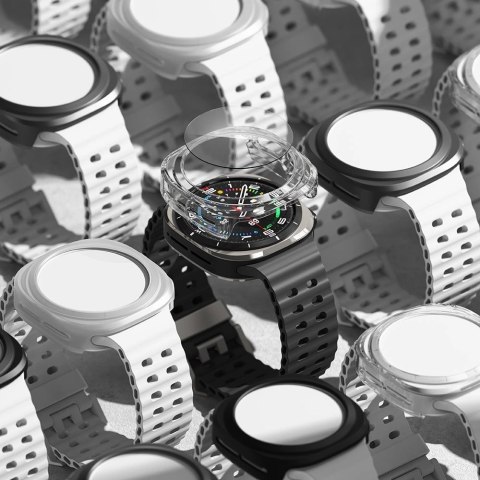 Zestaw etui+szkło Ringke Slim & Tempered Glass na Samsung Galaxy Watch Ultra 47 mm - przezroczyste Zestaw etui+szkło Ringke Slim & Tempered Glass na Samsung Galaxy Watch Ultra 47 mm - przezroczyste