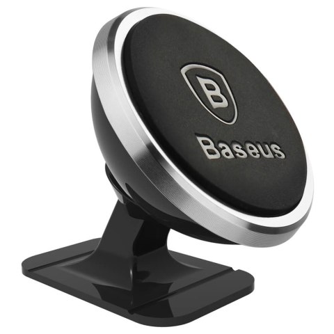 Baseus uchwyt samochodowy 360 magnetyczny srebrny Baseus uchwyt samochodowy 360 magnetyczny srebrny