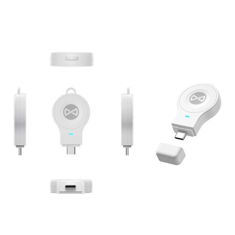 Forever stacja ładująca bezprzewodowa magnetyczna z power bankiem MACS-100 biała 5w1 Forever stacja ładująca bezprzewodowa magnetyczna z power bankiem MACS-100 biała 5w1