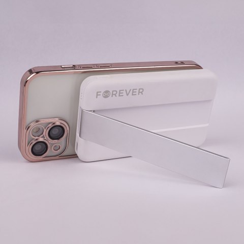 Forever stacja ładująca bezprzewodowa magnetyczna z power bankiem MACS-100 biała 5w1 Forever stacja ładująca bezprzewodowa magnetyczna z power bankiem MACS-100 biała 5w1