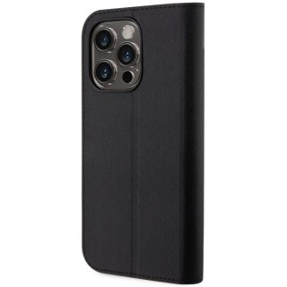 Karl Lagerfeld etui do iPhone 14 Pro Max 6,7" KLBKP14XSANKCPK czarne Saffiano Karl & Choupette