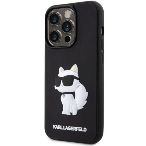 Karl Lagerfeld nakładka do iPhone 14 Pro 6,1" KLHCP14L3DRKHNK czarna hardcase Rubber Choupette 3D Karl Lagerfeld nakładka do iPhone 14 Pro 6,1" KLHCP14L3DRKHNK czarna hardcase Rubber Choupette 3D