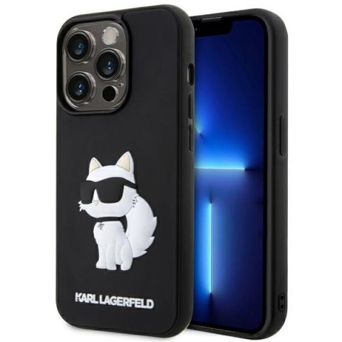 Karl Lagerfeld nakładka do iPhone 14 Pro Max 6,7" KLHCP14X3DRKHNK czarna hardcase Rubber Choupette 3D Karl Lagerfeld nakładka do iPhone 14 Pro Max 6,7" KLHCP14X3DRKHNK czarna hardcase Rubber Choupette 3D