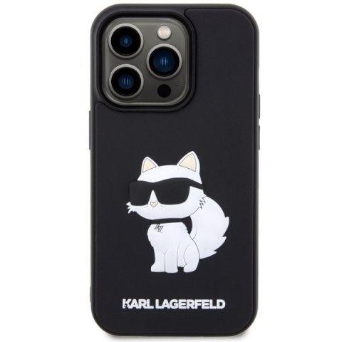 Karl Lagerfeld nakładka do iPhone 14 Pro Max 6,7" KLHCP14X3DRKHNK czarna hardcase Rubber Choupette 3D Karl Lagerfeld nakładka do iPhone 14 Pro Max 6,7" KLHCP14X3DRKHNK czarna hardcase Rubber Choupette 3D