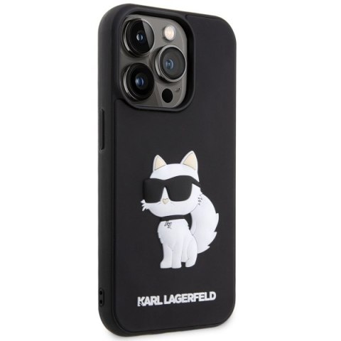 Karl Lagerfeld nakładka do iPhone 14 Pro Max 6,7" KLHCP14X3DRKHNK czarna hardcase Rubber Choupette 3D Karl Lagerfeld nakładka do iPhone 14 Pro Max 6,7" KLHCP14X3DRKHNK czarna hardcase Rubber Choupette 3D