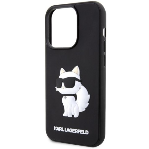 Karl Lagerfeld nakładka do iPhone 14 Pro Max 6,7" KLHCP14X3DRKHNK czarna hardcase Rubber Choupette 3D Karl Lagerfeld nakładka do iPhone 14 Pro Max 6,7" KLHCP14X3DRKHNK czarna hardcase Rubber Choupette 3D