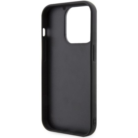 Karl Lagerfeld nakładka do iPhone 14 Pro Max 6,7" KLHCP14X3DRKINK czarna hardcase Rubber Ikonik 3D Karl Lagerfeld nakładka do iPhone 14 Pro Max 6,7" KLHCP14X3DRKINK czarna hardcase Rubber Ikonik 3D